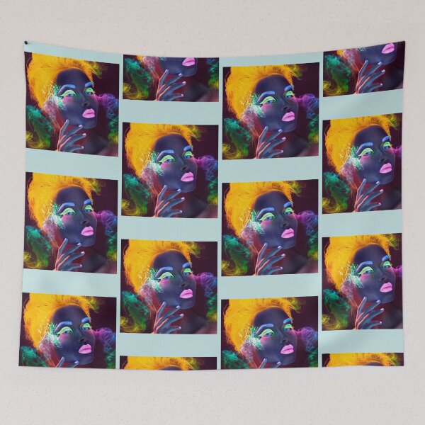 Item preview, Glow in the dark girl on flames mirage dolls designed and sold by Marleeca.