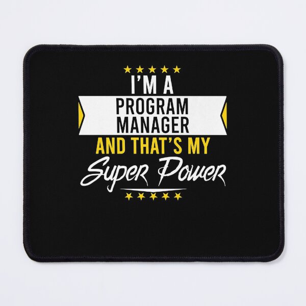 Item preview, I'm a Program Manager and that's my superpower Xmas  designed and sold by eldarocamoramm.