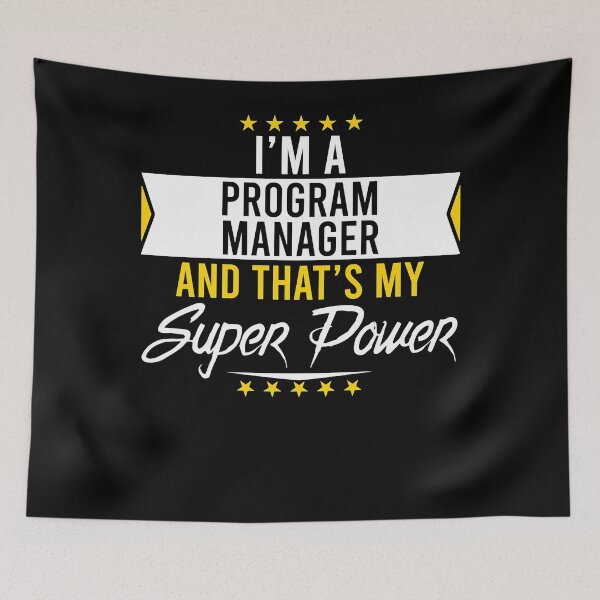 Item preview, I'm a Program Manager and that's my superpower Xmas  designed and sold by eldarocamoramm.