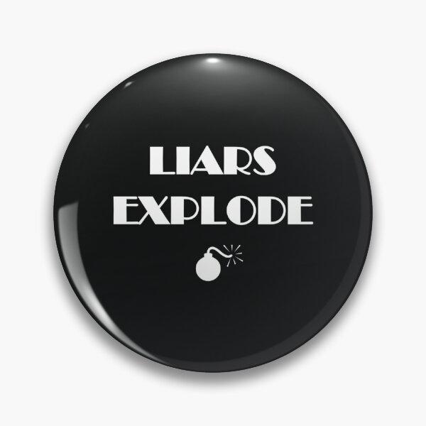 Item preview, Liars Explode Funny Sayings Quote Typography    designed and sold by Marleeca.