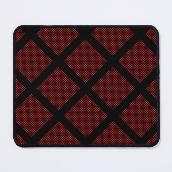 Item preview, Criss Cross Angled Dash Line Pattern in Black on Red designed and sold by Neil Feigeles.