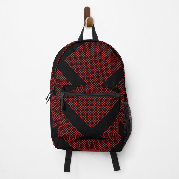 Item preview, Criss Cross Angled Dash Line Pattern in Black on Red designed and sold by Neil Feigeles.