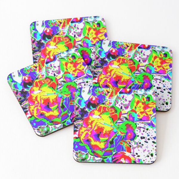 Item preview, Colorful Abstract of Exploding Glass designed and sold by Happykale.