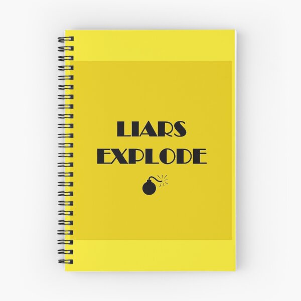 Item preview, Liars Explode Funny Sayings Quote Typography designed and sold by Marleeca.