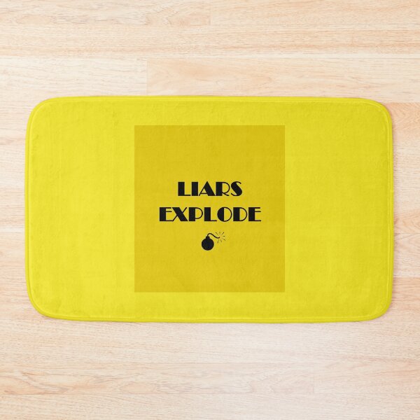 Item preview, Liars Explode Funny Sayings Quote Typography designed and sold by Marleeca.