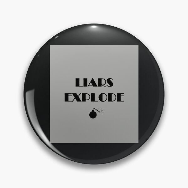 Item preview, Liars Explode Funny Sayings Quote Typography designed and sold by Marleeca.