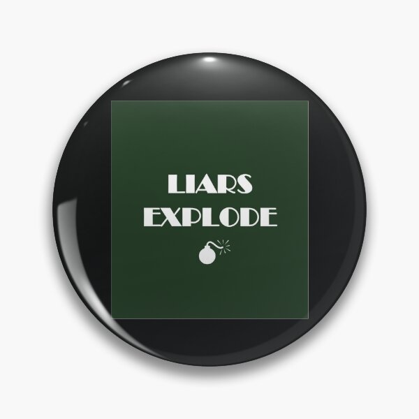 Item preview, Liars Explode Funny Sayings Quote Typography designed and sold by Marleeca.