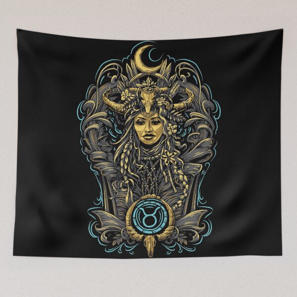 Item preview, TAURUS GIRL ILLUSTRATION designed and sold by khaq.