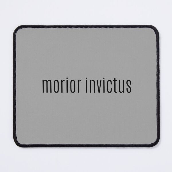 Item preview, Morior Invictus Latino Phrases Basic Text Design  designed and sold by PrimeDesignShop.