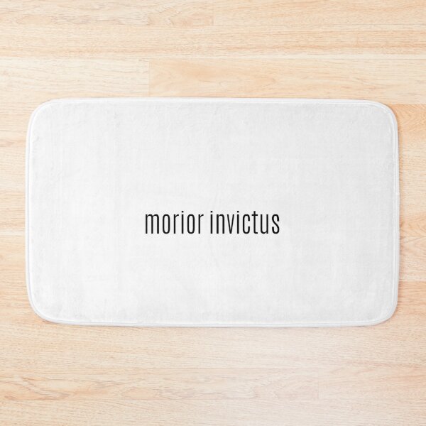 Item preview, Morior Invictus Latino Phrases Basic Text Design  designed and sold by PrimeDesignShop.