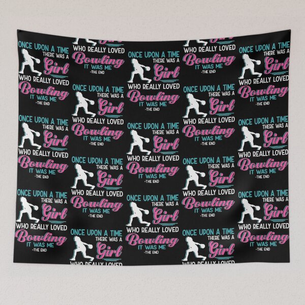 Item preview, One upon a time there was a girl who really loved Bowling designed and sold by Vanthuandesign.