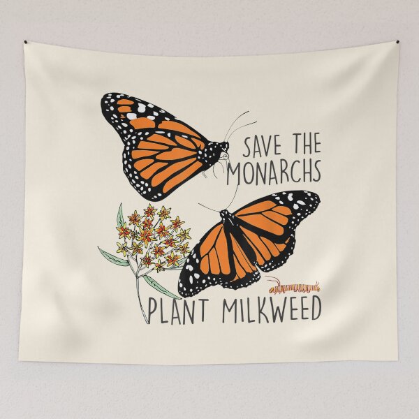 Item preview, Save The Monarchs Plant Some Milkweed Butterfly  designed and sold by taylobarucau97.