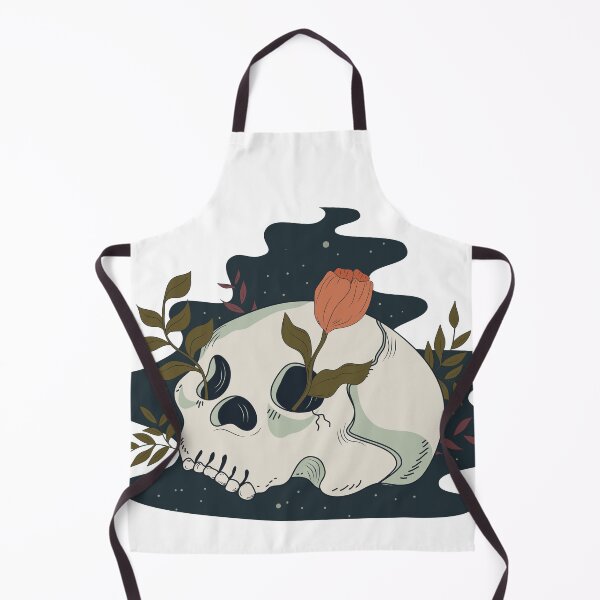 Item preview, Human Skull And Flowers designed and sold by Artstationz.