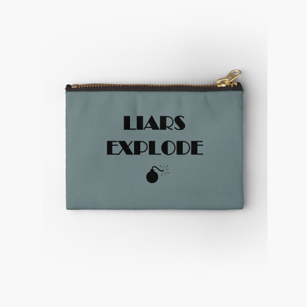 Item preview, Liars Explode Funny Sayings Quote Typography designed and sold by Marleeca.
