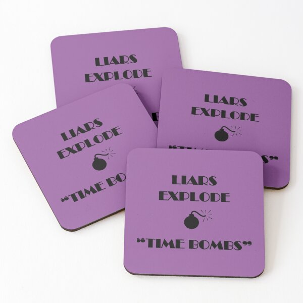 Item preview, Liars Explode Funny Sayings Quote Typography designed and sold by Marleeca.