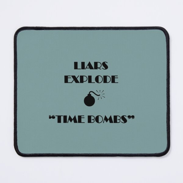 Item preview, Liars Explode Funny Sayings Quote Typography designed and sold by Marleeca.