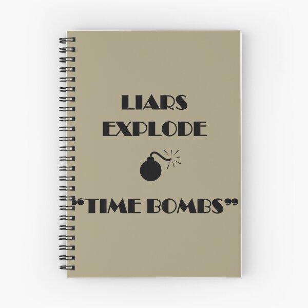 Item preview, Liars Explode Funny Sayings Quote Typography designed and sold by Marleeca.