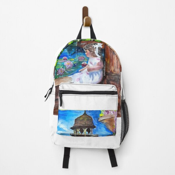 Item preview, Little girl at courtyards of Pushkar palace, Rajasthan, India designed and sold by drp24.