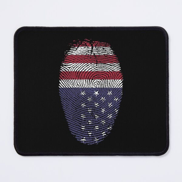 Item preview, fingerprint of American flag upside down.   designed and sold by RachelsApparel.