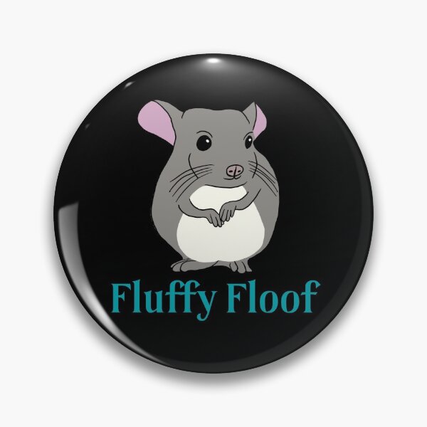 Item preview, Fluffy Floof Chinchilla: Cute Chinchilla for Chinchilla Lovers, Blue designed and sold by Mochi-Merch.