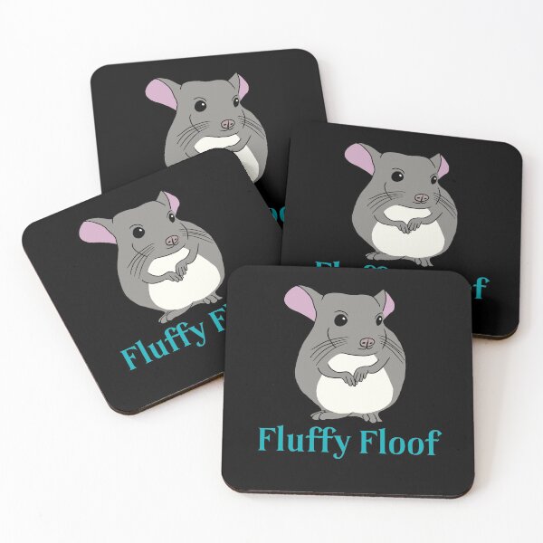 Item preview, Fluffy Floof Chinchilla: Cute Chinchilla for Chinchilla Lovers, Blue designed and sold by Mochi-Merch.