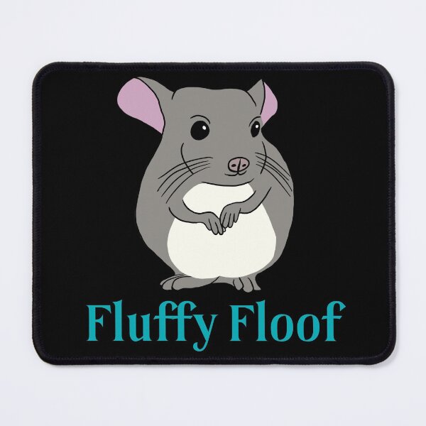 Item preview, Fluffy Floof Chinchilla: Cute Chinchilla for Chinchilla Lovers, Blue designed and sold by Mochi-Merch.