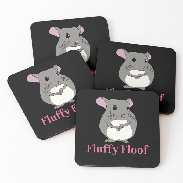 Item preview, Fluffy Floof Chinchilla: Cute Chinchilla for Chinchilla Lovers, Pink designed and sold by Mochi-Merch.
