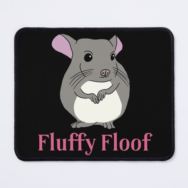 Item preview, Fluffy Floof Chinchilla: Cute Chinchilla for Chinchilla Lovers, Pink designed and sold by Mochi-Merch.