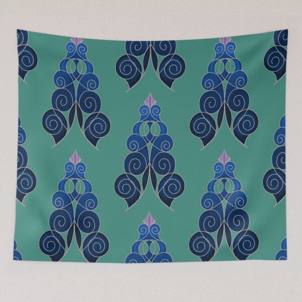 Item preview, Oh árbol de navidad-azul designed and sold by lezell.