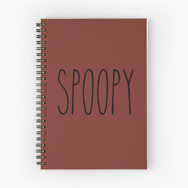 Item preview, Spoopy in Black on Autumn Red designed and sold by SunnyKiwiCo.