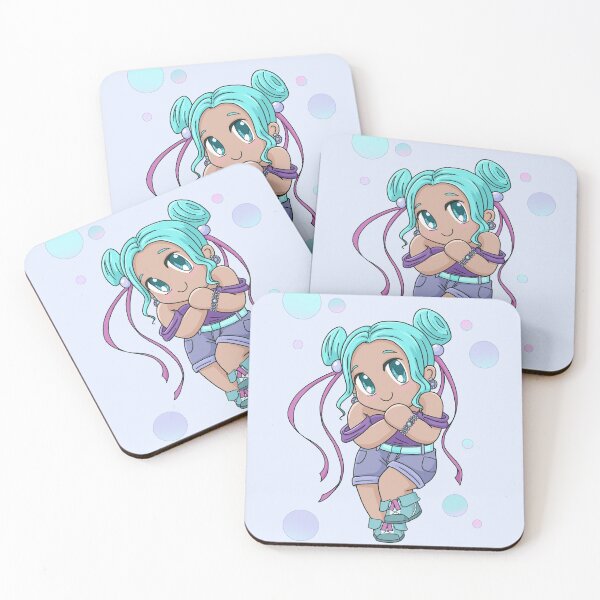 Item preview, Stylish Blue-Haired Chibi Girl designed and sold by kabocha-chan.