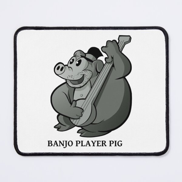 Item preview, Banjo pig   designed and sold by DobbinsStoree.