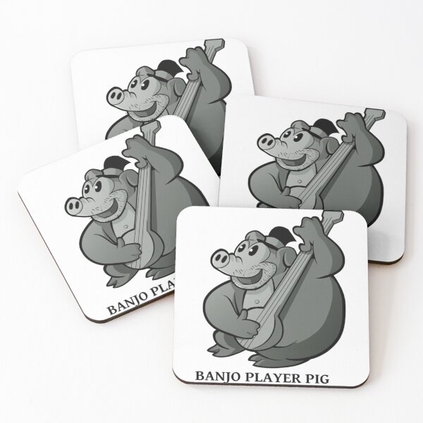 Item preview, Banjo pig   designed and sold by DobbinsStoree.