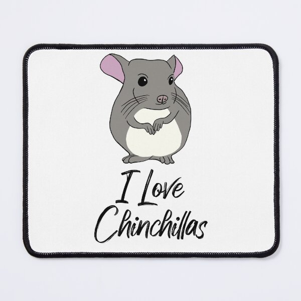Item preview, I Love Chinchillas: Cute Chinchilla for Chinchilla Lovers, Black designed and sold by Mochi-Merch.