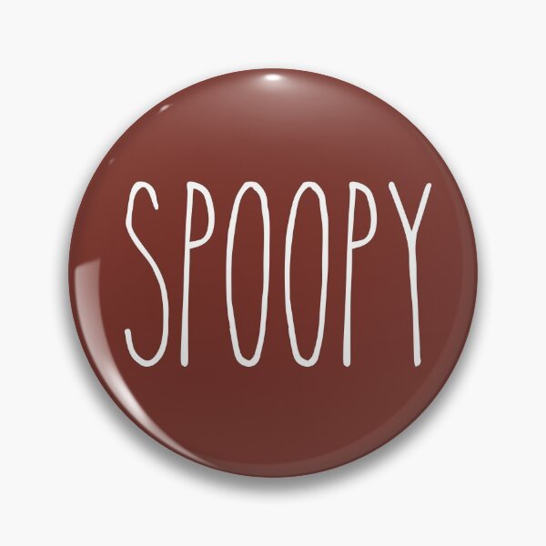 Item preview, Spoopy in White on Autumn Red designed and sold by SunnyKiwiCo.