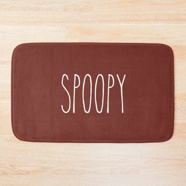 Item preview, Spoopy in White on Autumn Red designed and sold by SunnyKiwiCo.