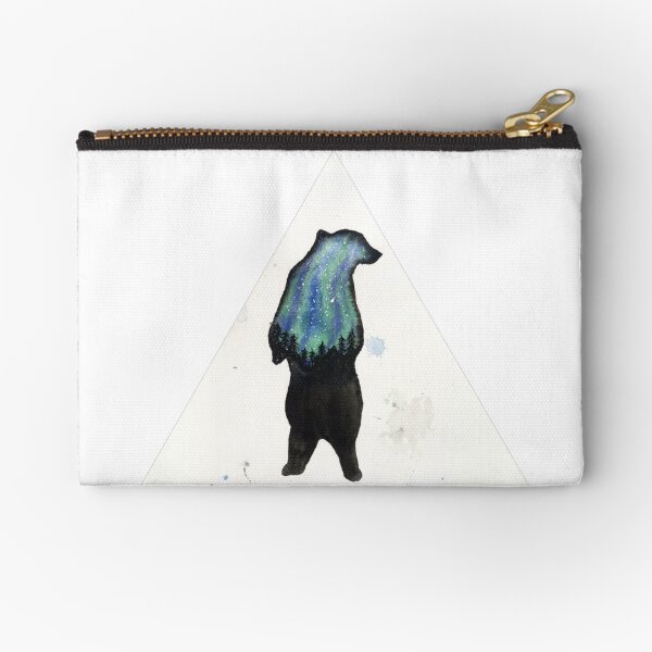 Auros Borialis Bear Zipper Pouch