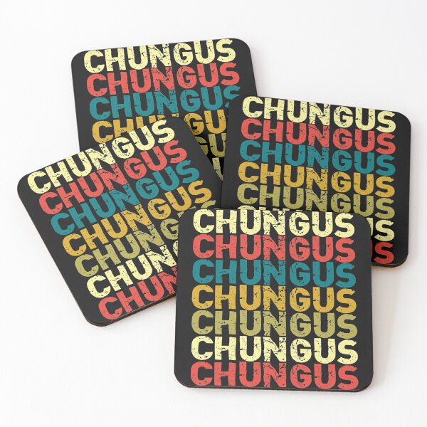 Item preview, BIG CHUNGUS Retro Color Distressed Repeat Pattern Fat Bugs Bunny   designed and sold by DobbinsStoree.