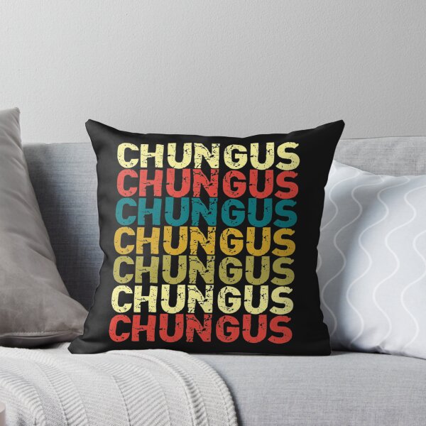 Item preview, BIG CHUNGUS Retro Color Distressed Repeat Pattern Fat Bugs Bunny   designed and sold by DobbinsStoree.