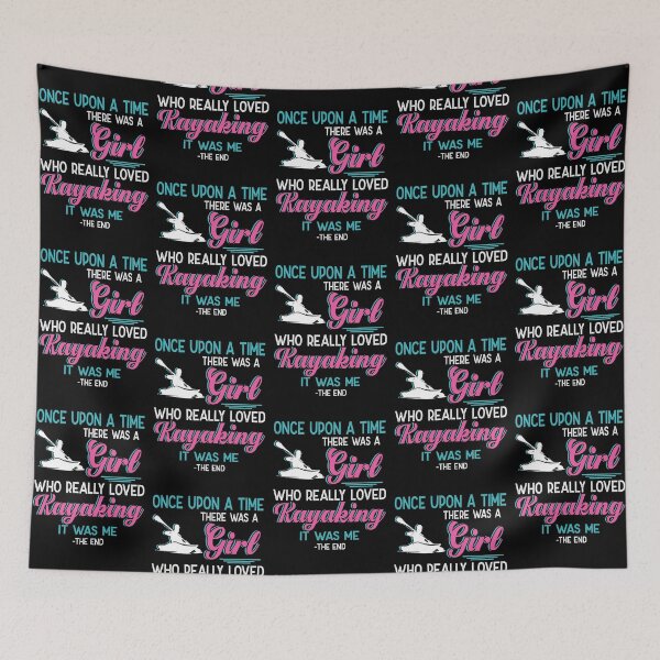 Item preview, One upon a time there was a girl who really loved Kayaking designed and sold by Vanthuandesign.
