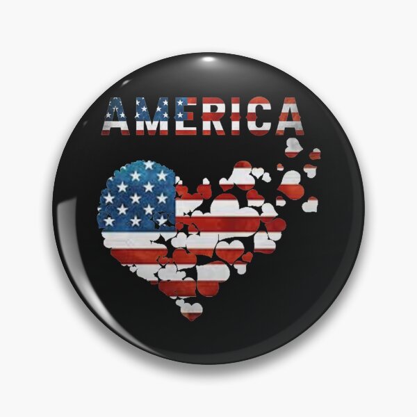 Item preview, I Love America Flag Heart   designed and sold by RachelsApparel.