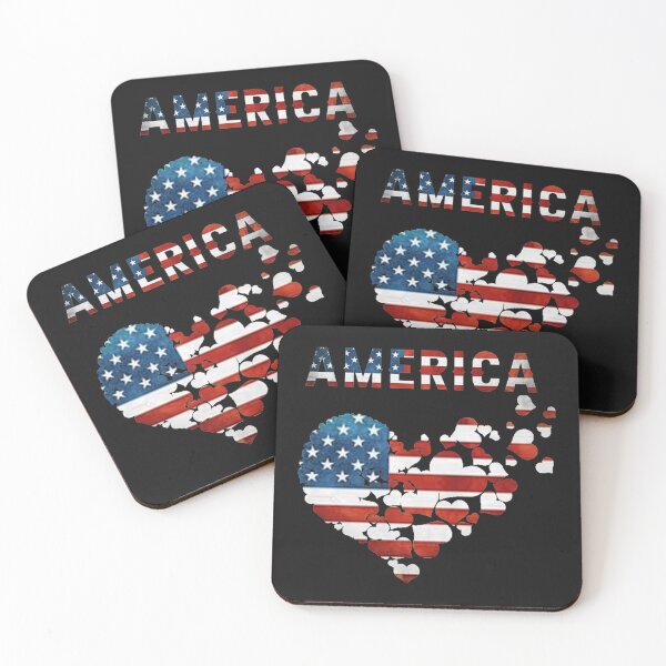Item preview, I Love America Flag Heart   designed and sold by RachelsApparel.