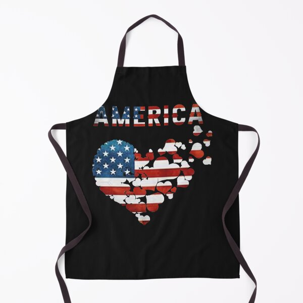 Item preview, I Love America Flag Heart designed and sold by RachelsApparel.
