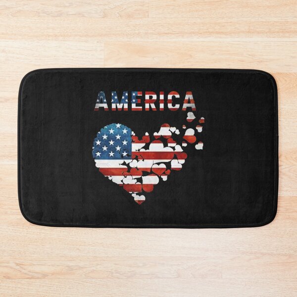 Item preview, I Love America Flag Heart   designed and sold by RachelsApparel.