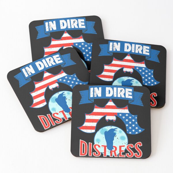 Item preview, In Dire Distress Upside Down Flag Funny Halloween   designed and sold by RachelsApparel.