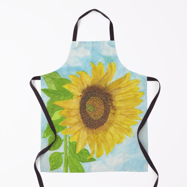 Item preview, Beautiful Large Watercolor Sunny Sunflower designed and sold by cahabacrew.