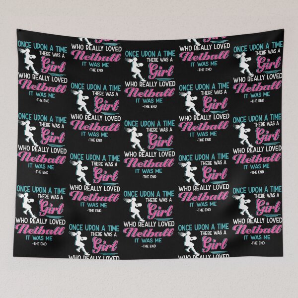 Item preview, One upon a time there was a girl who really loved Netball designed and sold by Vanthuandesign.
