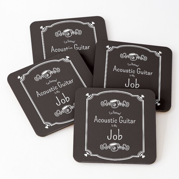 Item preview, I'm Retired Acoustic Guitar Is My Job designed and sold by GuitarNuts.
