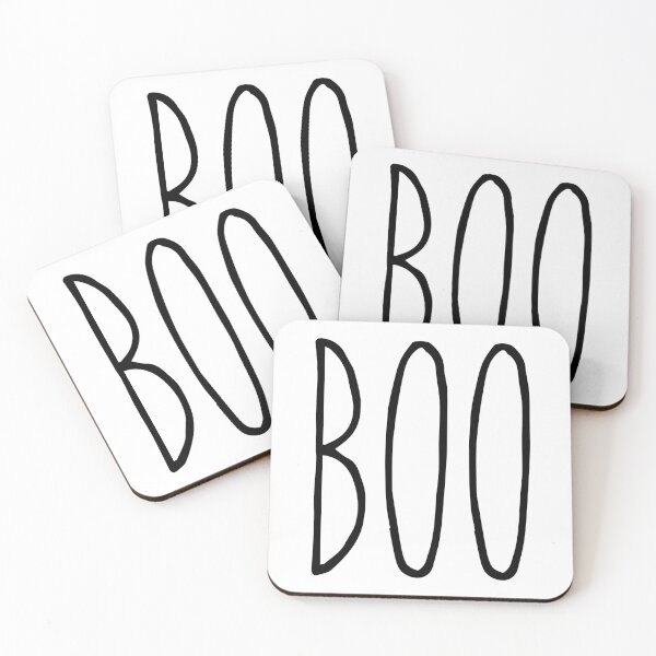 Item preview, Boo in Black on White designed and sold by SunnyKiwiCo.