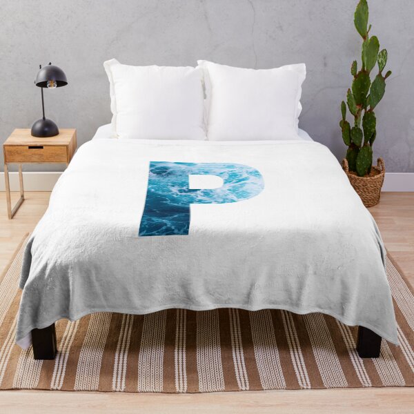 Item preview, Ocean Waves Letter P designed and sold by LiveAndGlow.